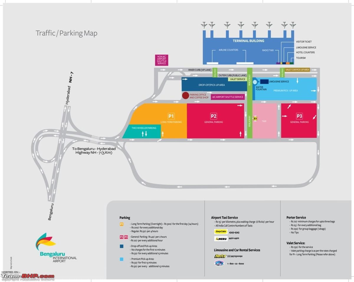 aireportua Bangalore mapa